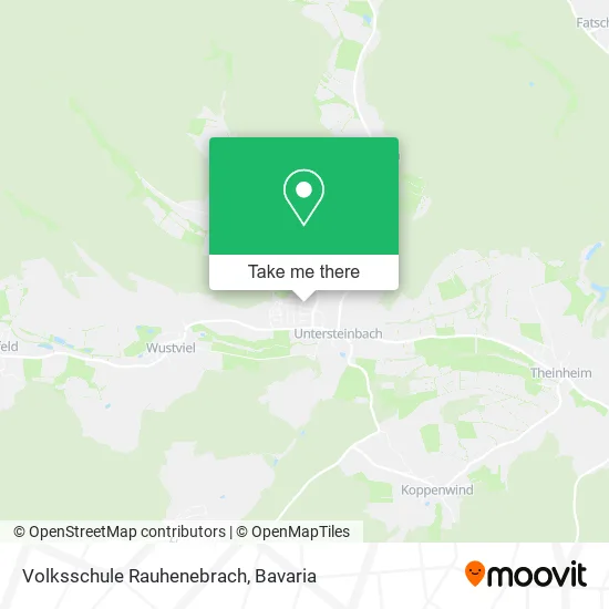 Карта Volksschule Rauhenebrach