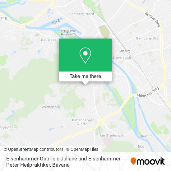 Карта Eisenhammer Gabriele Juliane und Eisenhammer Peter Heilpraktiker