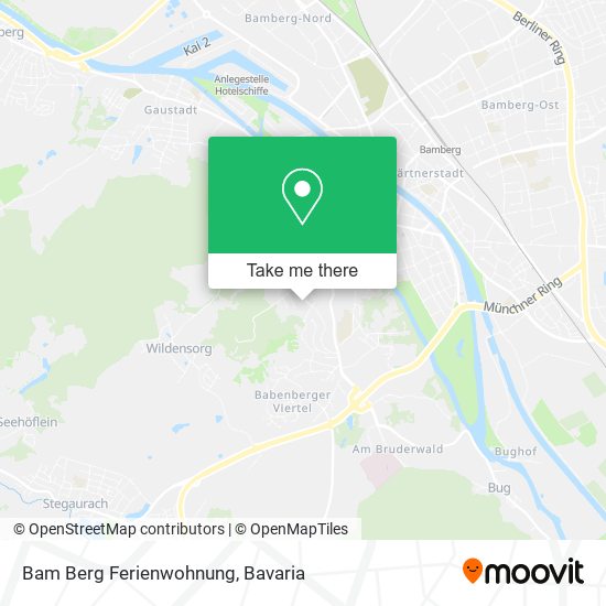 Bam Berg Ferienwohnung map