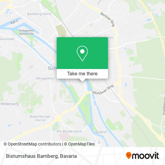 Bistumshaus Bamberg map