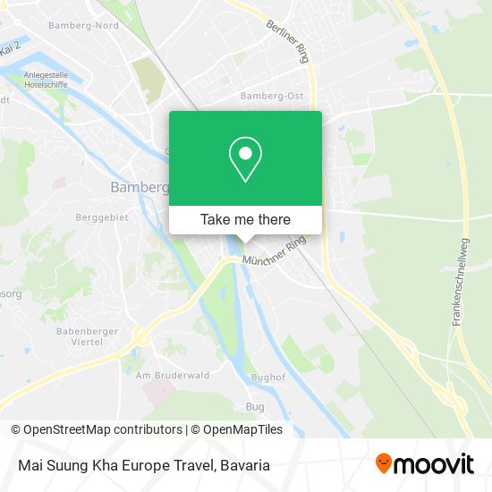 Mai Suung Kha Europe Travel map