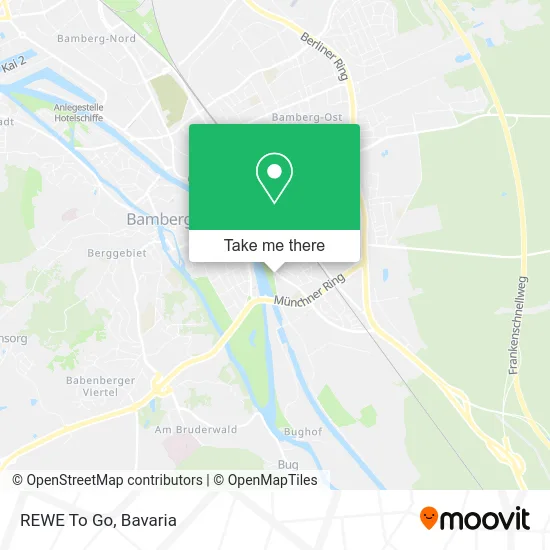 REWE To Go map