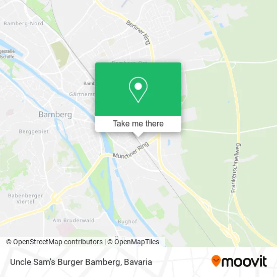 Карта Uncle Sam's Burger Bamberg