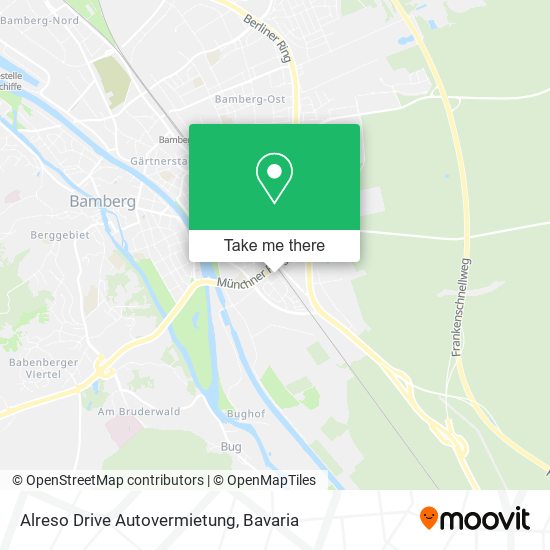 Alreso Drive Autovermietung map