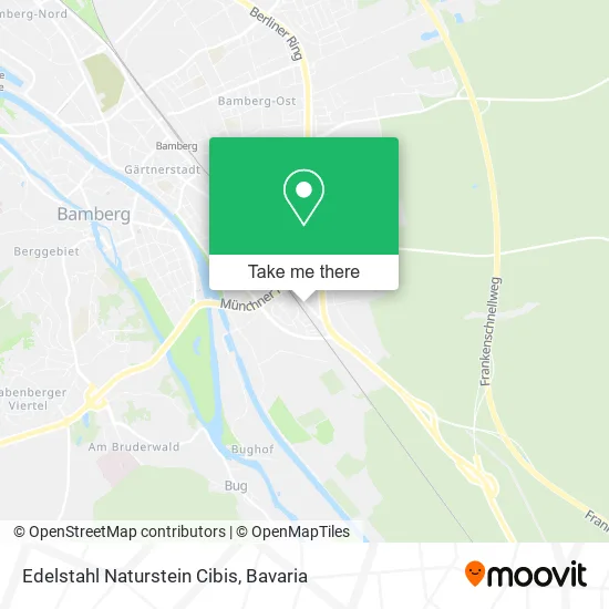 Edelstahl Naturstein Cibis map