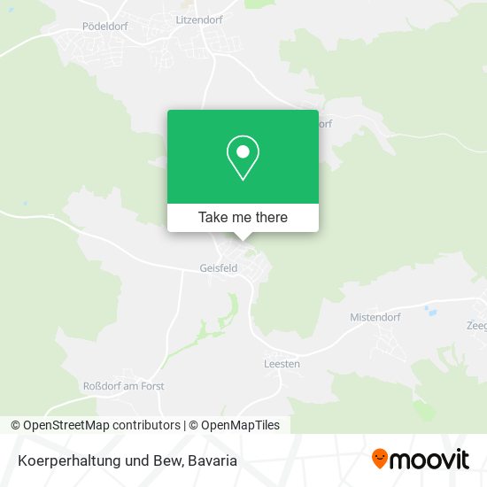 Koerperhaltung und Bew map