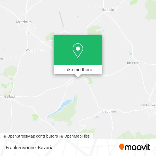 Карта Frankensonne