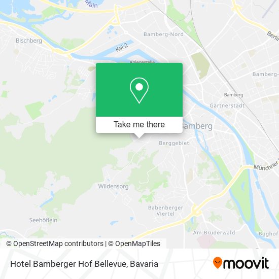 Hotel Bamberger Hof Bellevue map