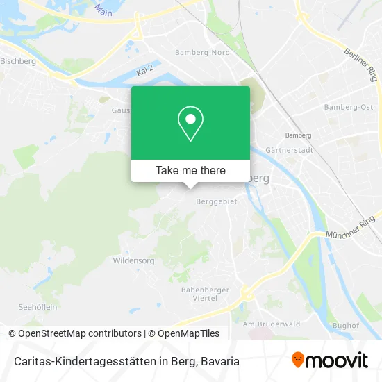 Карта Caritas-Kindertagesstätten in Berg