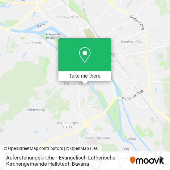 Auferstehungskirche - Evangelisch-Lutherische Kirchengemeinde Hallstadt map