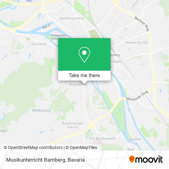 Musikunterricht Bamberg map