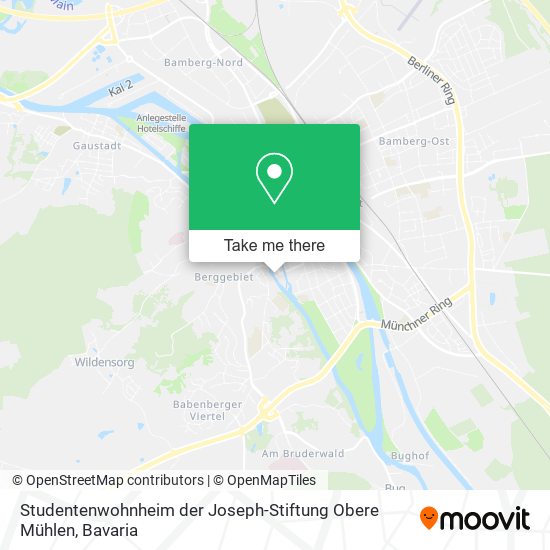 Карта Studentenwohnheim der Joseph-Stiftung Obere Mühlen