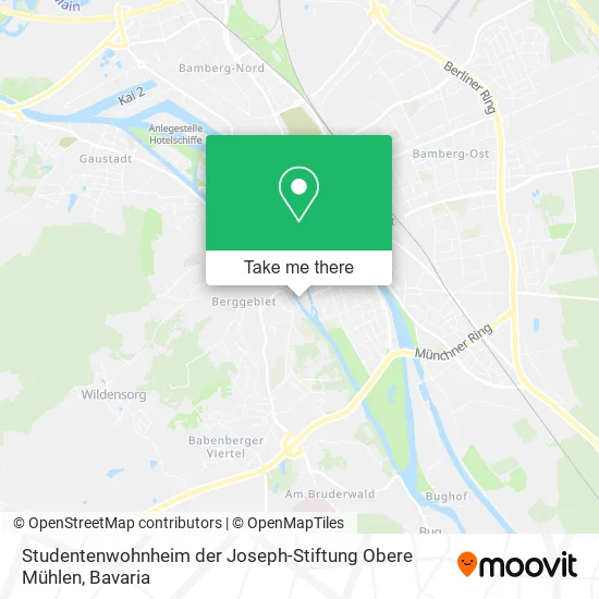 Карта Studentenwohnheim der Joseph-Stiftung Obere Mühlen