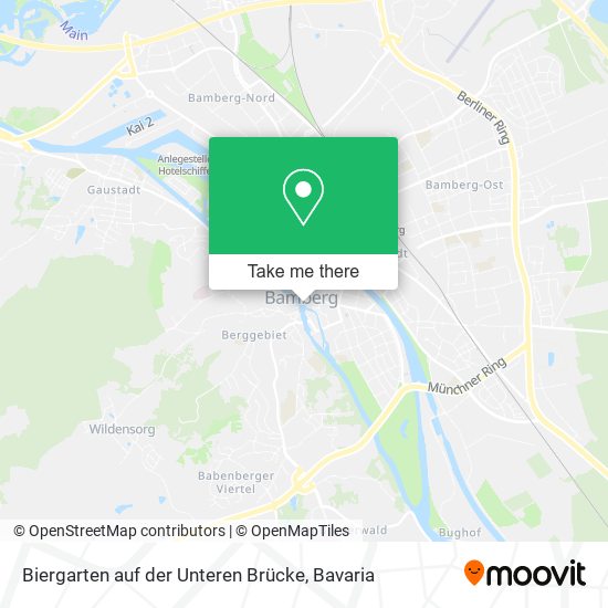 Biergarten auf der Unteren Brücke map