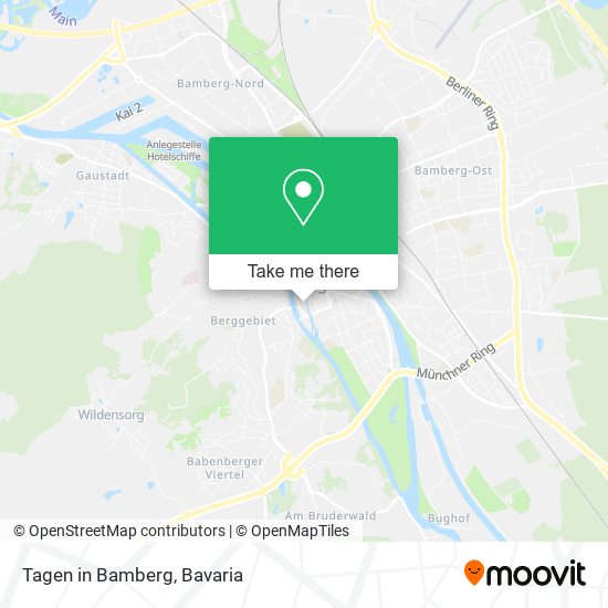 Карта Tagen in Bamberg