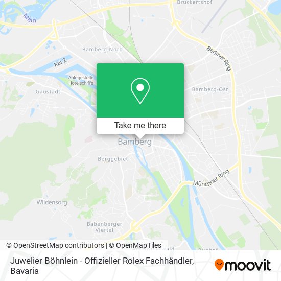 Карта Juwelier Böhnlein - Offizieller Rolex Fachhändler