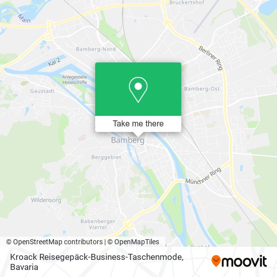 Kroack Reisegepäck-Business-Taschenmode map