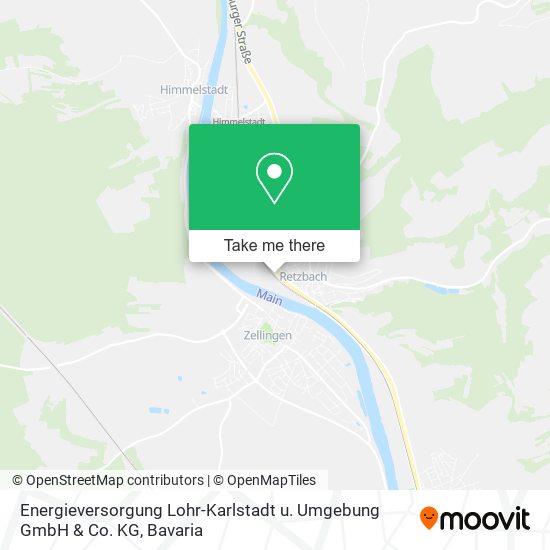 Карта Energieversorgung Lohr-Karlstadt u. Umgebung GmbH & Co. KG