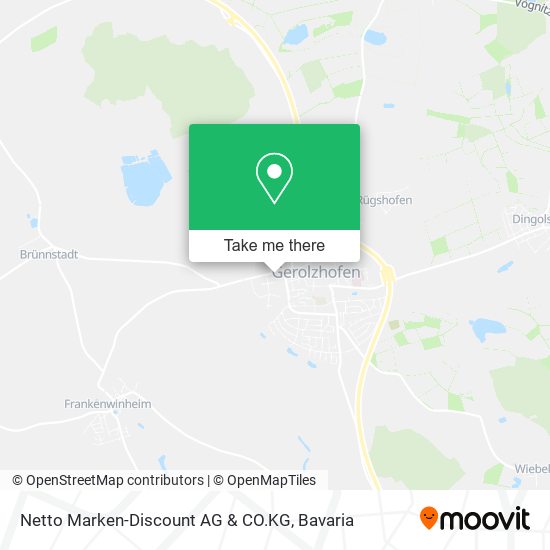 Netto Marken-Discount AG & CO.KG map