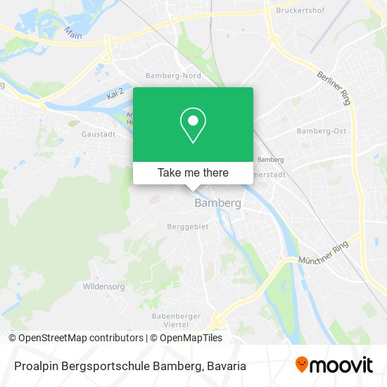 Proalpin Bergsportschule Bamberg map