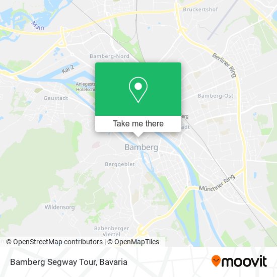 Bamberg Segway Tour map