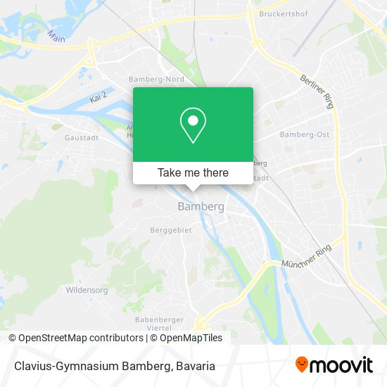 Clavius-Gymnasium Bamberg map