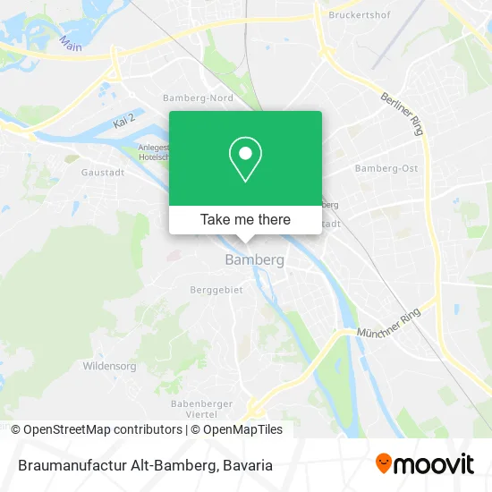 Карта Braumanufactur Alt-Bamberg