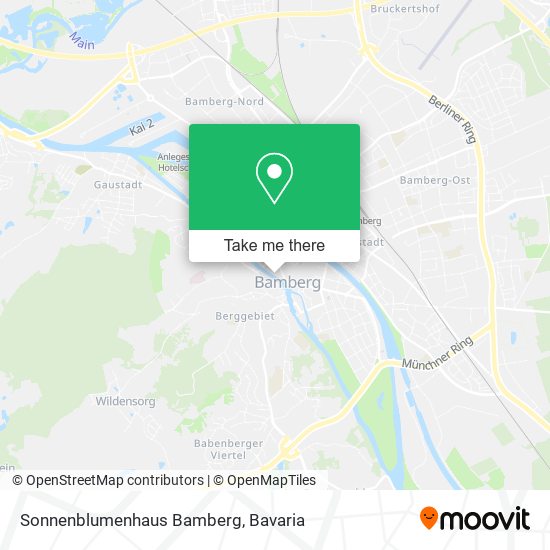 Sonnenblumenhaus Bamberg map