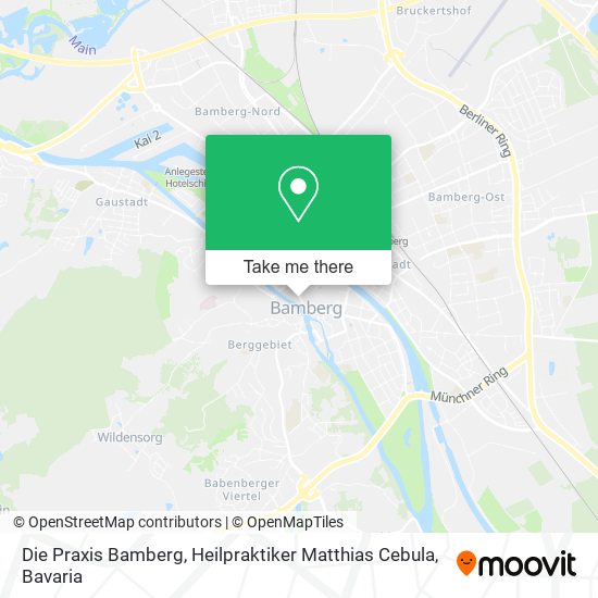 Die Praxis Bamberg, Heilpraktiker Matthias Cebula map
