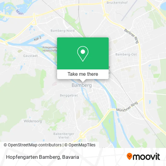 Карта Hopfengarten Bamberg