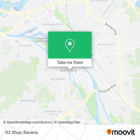 O2 Shop map