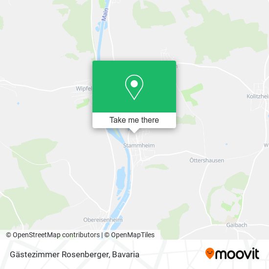 Gästezimmer Rosenberger map