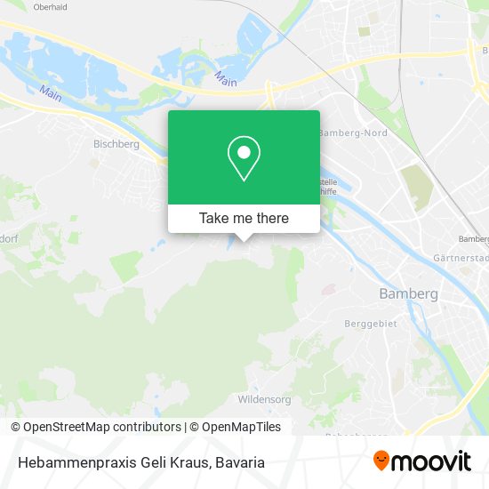 Hebammenpraxis Geli Kraus map