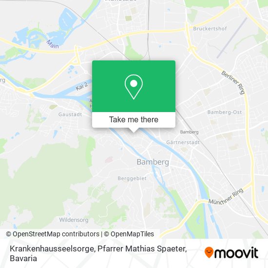 Krankenhausseelsorge, Pfarrer Mathias Spaeter map