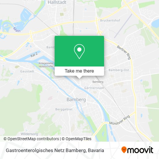 Карта Gastroenterolgisches Netz Bamberg