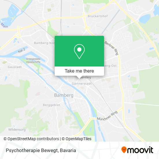 Psychotherapie Bewegt map
