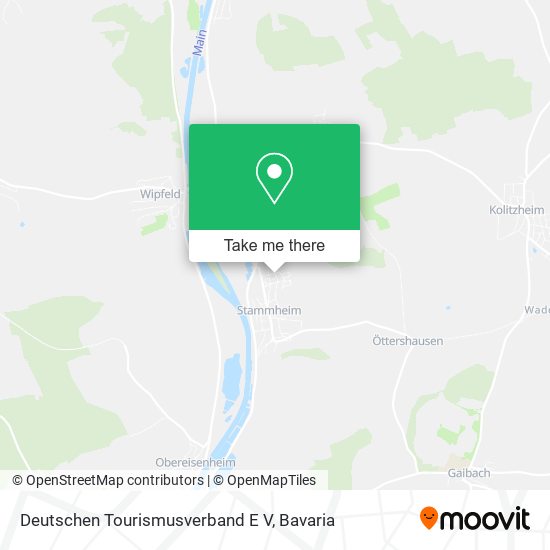 Deutschen Tourismusverband E V map