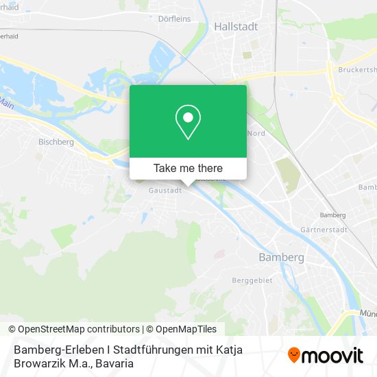 Карта Bamberg-Erleben I Stadtführungen mit Katja Browarzik M.a.