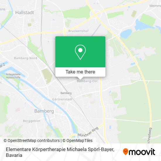 Elementare Körpertherapie Michaela Spörl-Bayer map