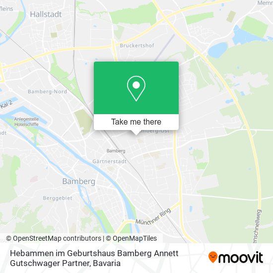 Hebammen im Geburtshaus Bamberg Annett Gutschwager Partner map