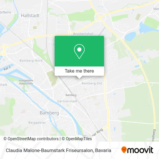 Карта Claudia Malone-Baumstark Friseursalon