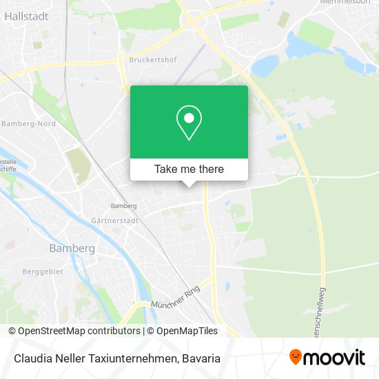 Claudia Neller Taxiunternehmen map