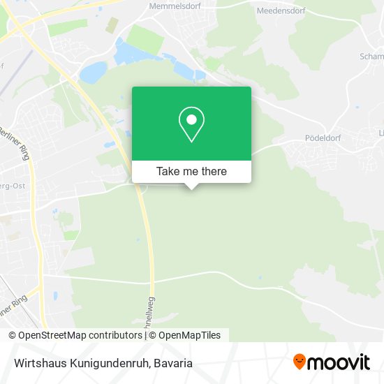 Wirtshaus Kunigundenruh map
