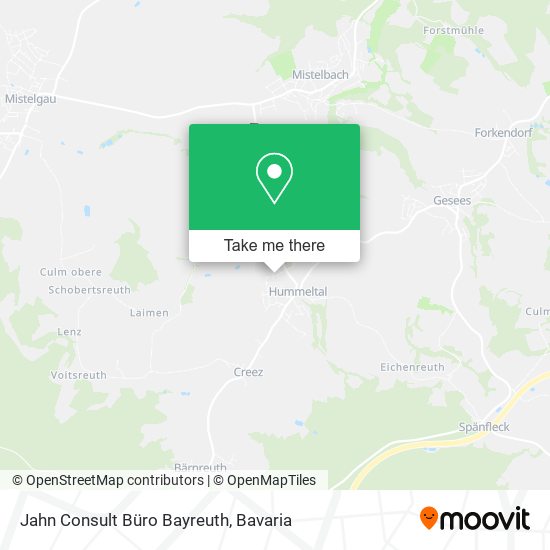 Jahn Consult Büro Bayreuth map