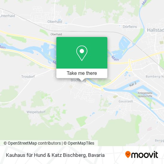 Kauhaus für Hund & Katz Bischberg map