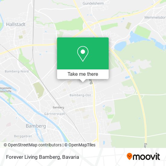 Forever Living Bamberg map