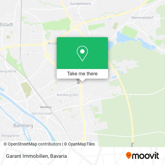 Garant Immobilien map