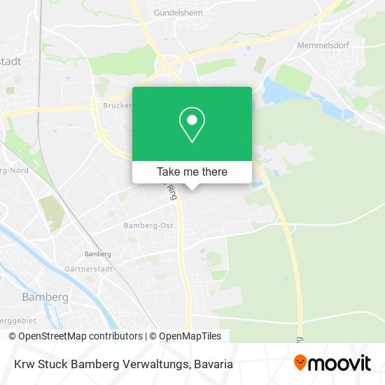 Krw Stuck Bamberg Verwaltungs map