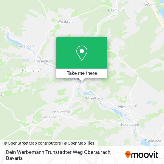 Карта Dein Werbemann Trunstadter Weg Oberaurach