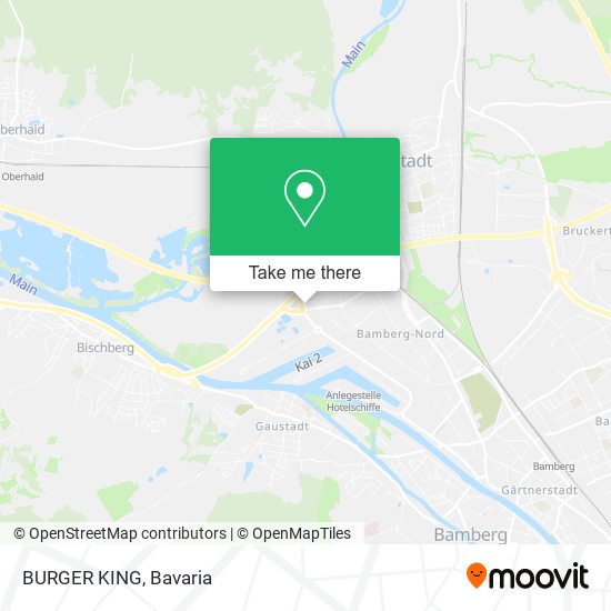 BURGER KING map